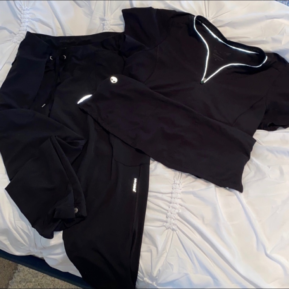 Healing hands HH360 scrub set in black